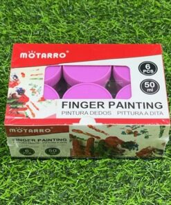 PINTURA DEDOS COLOR ROSADO 50ML 1UND (6PCS)