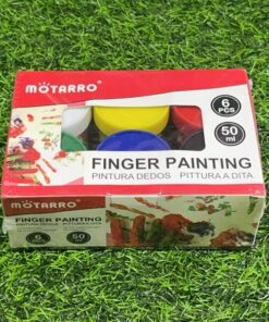 PINTURA DEDOS COLORES  50ML 1UND (6PCS)