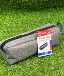 CARTUCHERA RECTANGULAR COLOR GRIS 1UND