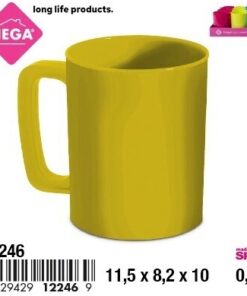 JARRA PLÁSTICA COLOR LISO 0.4L 1UND