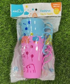 SET DE VASO PLÁSTICO DE OSO LY8351 1UND (6PCS)
