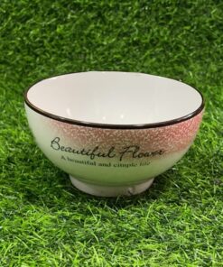 TAZA CERÁMICA DE LILIO Y LETRA BEAUTIFUL FLOWER 5" 1UND