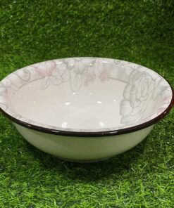 TAZA CERÁMICA DE PEONIA 9" 1UND