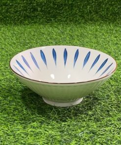 PLATO CERÁMICA DE HIERBA PELUDA AZUL 8" 1UND