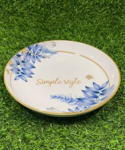 PLATO CERÁMICA DE SIMPLE STYLE 8" 1UND