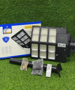 JORTAN LÁMPARA SOLAR 600W 1UND +1 SOPORTE TUBO