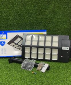 JORTAN LÁMPARA SOLAR 1000W 1UND +1 SOPORTE TUBO