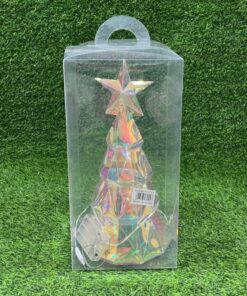 ADORNO NAVIDEÑO DE ÁRBOL CON LUZ 38CM 1UND