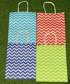 BOLSA DE REGALO DE COLOR LISO CON GRAFICO 27*22*11CM 1UND