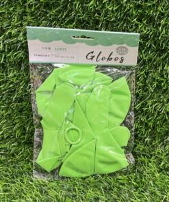 GLOBO MATE VERDE CLARO 25CM 1UND (10PCS)