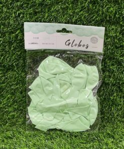 GLOBO MACARON VERDE CLARO 23CM 1UND (25PCS)