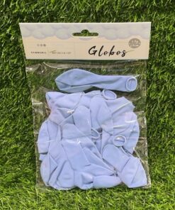 GLOBO MACARON CELESTE 23CM 1UND (25PCS)