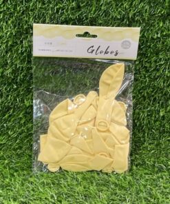 GLOBO MACARON AMARILLO 23CM 1UND (25PCS)