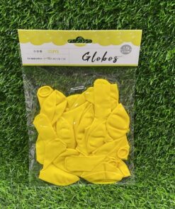 GLOBO MATE AMARILLO 23CM 1UND (25PCS)