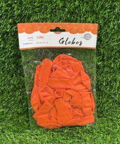 GLOBO MATE ANARANJADO 23CM 1UND (25PCS)