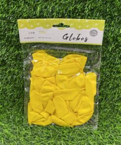 GLOBO NACARADO AMARILLO 23CM 1UND (25PCS)