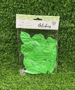 GLOBO NACARADO VERDE CLARO 23CM 1UND (25PCS)