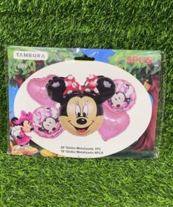 SET DE GLOBOS METÁLICOS DE MICKY / MINNY 1UND (5PCS)