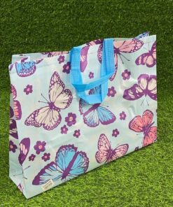 BOLSA RECICLAJE DE MARIPOSA 42*32*10CM 1UND