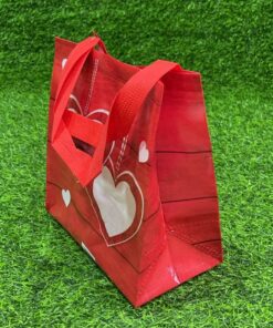 BOLSA REUTILIZABLE DE CORAZÓN 22*23*12CM 1UND
