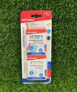 SET DE TIZA DE COLOR BLANCO Y DE COLORES 1UND (2PCS)