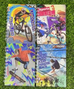 LIBRETA CON RESORTE DE DEPORTE A6 1UND