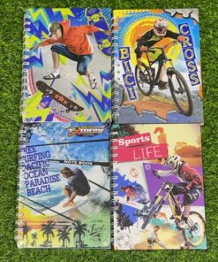 CUADERNO CON RESORTE DE DEPORTE A5 1UND