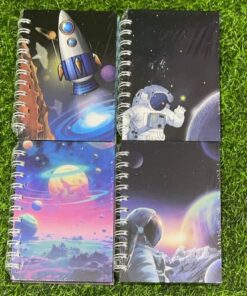 LIBRETA CON RESORTE DE ESPACIO EXTERIOR A6 1UND