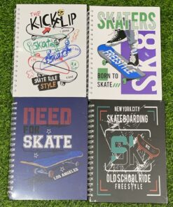 CUADERNO CON RESORTE DE RESORTE SKATE B5 1UND