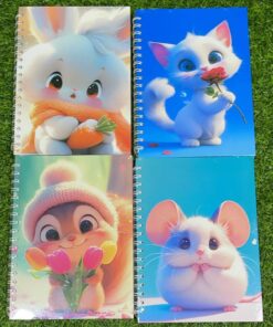 CUADERNO CON RESORTE  DE ANIMAL  B5 1UND