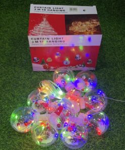 LUZ NAVIDEÑA DE BOLA CON DISEÑOS 1UND
