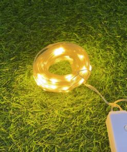 LUZ NAVIDEÑA DISEÑO DE ALAMBRES DE COLOR AMARILLA 1UND