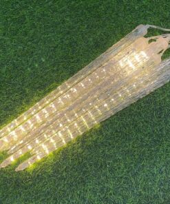 LUZ NAVIDEÑA DE ICICLE LLUVIA DE METEORITOS LUZ DE COLOR AMARILLA 45CM 1UND