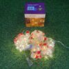 LUZ NAVIDEÑO CON DISEÑO DE CORTINA BOLITA + SANTA 1UND