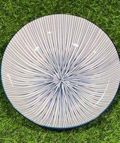 PLATO CERÁMICA DE RALLAS 8" 1UND