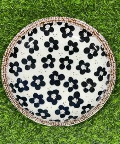 PLATO CERÁMICA DE FLORES 8" 1UND