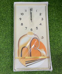 RELOJ DE PARED RECTÁNGULO CON DISEÑO ELEFANTE 30X60CM 1UND