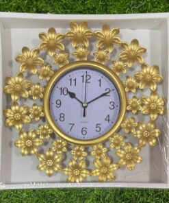 RELOJ DE PARED REDONDO CON DISEÑO FLORES K11 1UND