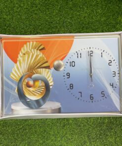 RELOJ DE PARED RECTÁNGULO CON DISEÑOS 40X60CM 1UND