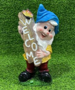 ADORNO CERÁMICA DE ENANO WELCOME 1UND