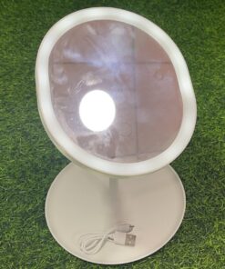 ESPEJO CON DISEÑO DE ÓVALO CON LUZ T-04 1UND