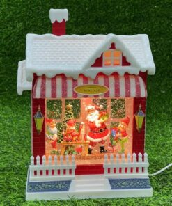 ADORNO NAVIDEÑO DE CASITA CON MÚSICA 1UND