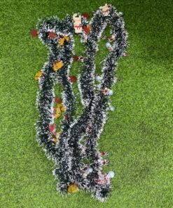 GUIRNALDA DE NIEVE BLANCA CON DISEÑO 200CM 1UND