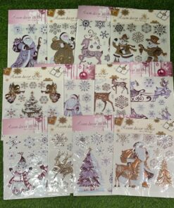 STICKER PARA VITRINA DE NAVIDAD 31.5*39.5 1UND