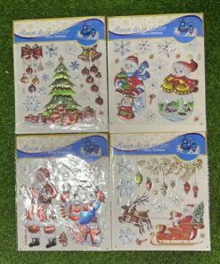STICKER PARA VITRINA DE NAVIDAD 27*33 1UND