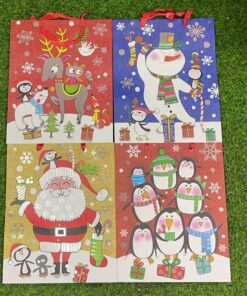 BOLSA DE REGALO NAVIDEÑO 18*24*8 1UND