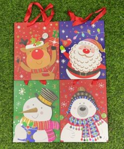 BOLSA DE REGALO NAVIDEÑO 18*24*8 1UND