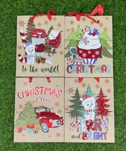 BOLSA DE REGALO NAVIDEÑO 18*24*8 1UND