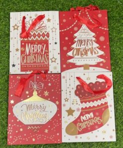 BOLSA DE REGALO NAVIDEÑO 18*24*8 1UND