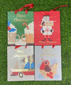 BOLSA DE REGALO NAVIDEÑO 18*24*8 1UND